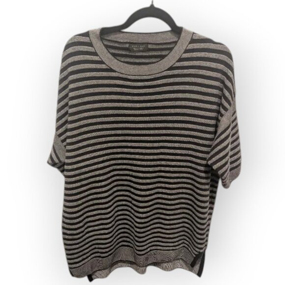 Zara Other - Zara Man black and grey striped pre-owned size L sweater.